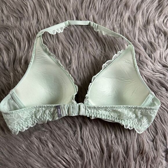Aerie Lightly Lined Bra‎ Womens Size 34B Halter Top Strap Underwire Back Closure - Picture 5 of 8